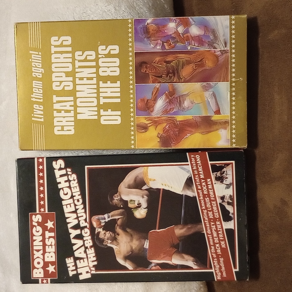 Vintage 1989 VHS Boxing best & Great sports moments